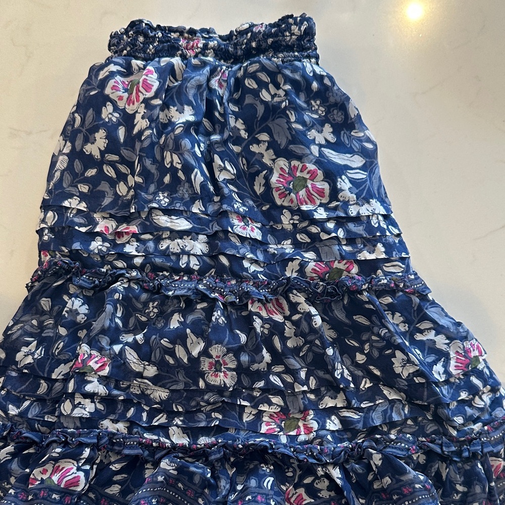 Vineyard Vines Floral Blue Skirt